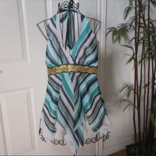NWT Cache Halter Top Size 10 Handkerchie