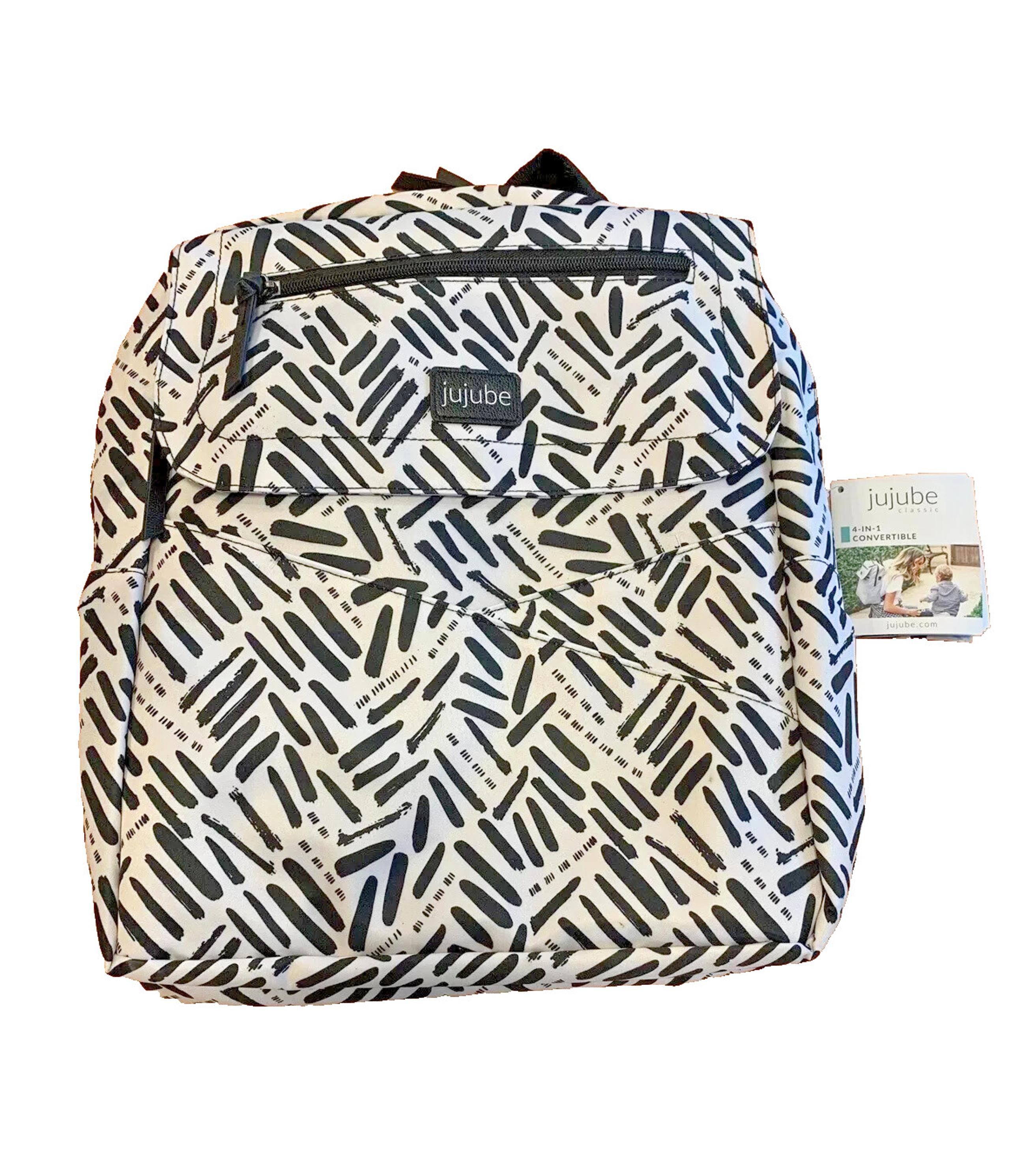 JuJuBe 4-In-1 Core Convertible Diaper/Backpac k/Messenger Bag JB21430 Strike Off