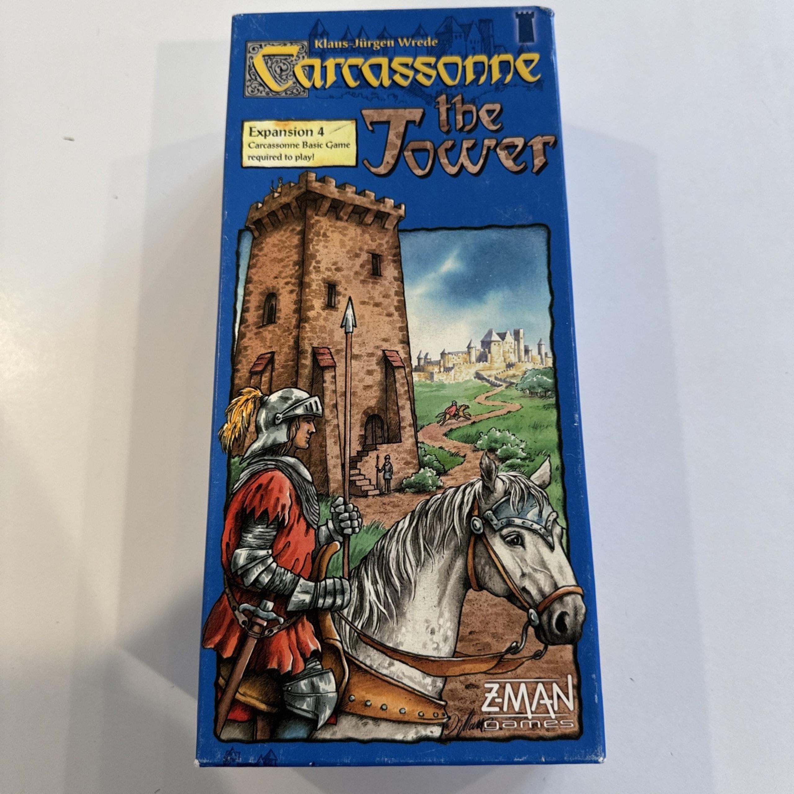Carcassonne -The Tower-Board Game Expansion 100% Complete 2006 - Rio Grande Games