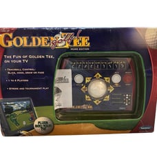 Golden Tee Golf Plug & Play Home Edition 2005 TV Arcade Video Game W Box