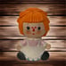 Lefton Raggedy Ann Porcelain Night Light Hand Painted Matte Finish 1970s Vtg