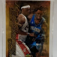 2003-04 Upper Deck Freshman Season Redemption Lebron James Rookie 1st Graded 10