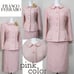 ⁑【Excellent Condition】 Franco Ferraro Ceremony Suit, Pink Knit Tweed