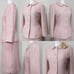 ⁑【Excellent Condition】 Franco Ferraro Ceremony Suit, Pink Knit Tweed