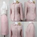 ⁑【Excellent Condition】 Franco Ferraro Ceremony Suit, Pink Knit Tweed
