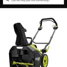 Ryobi 18 snow blower 40v tool only