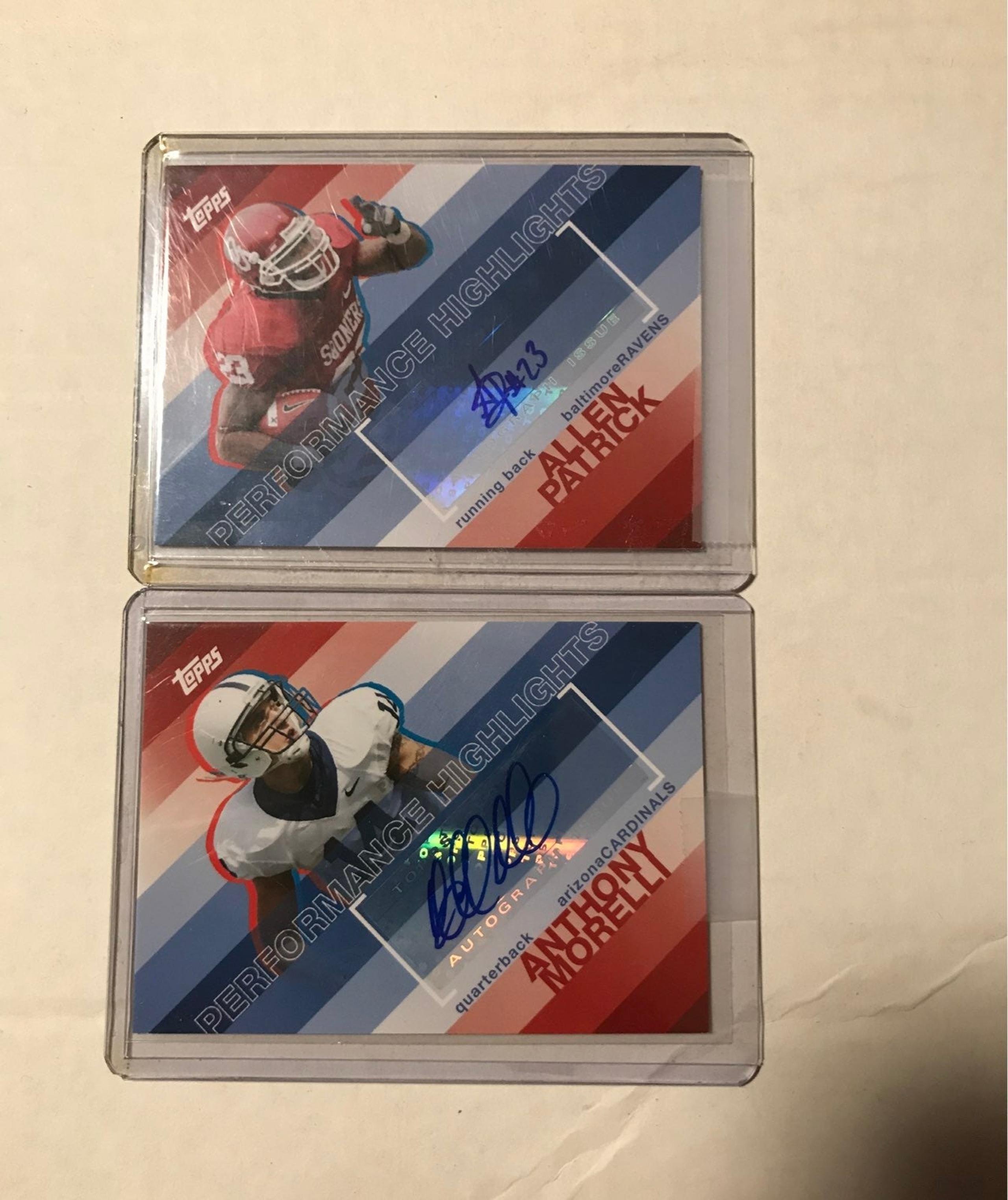 Football autographs