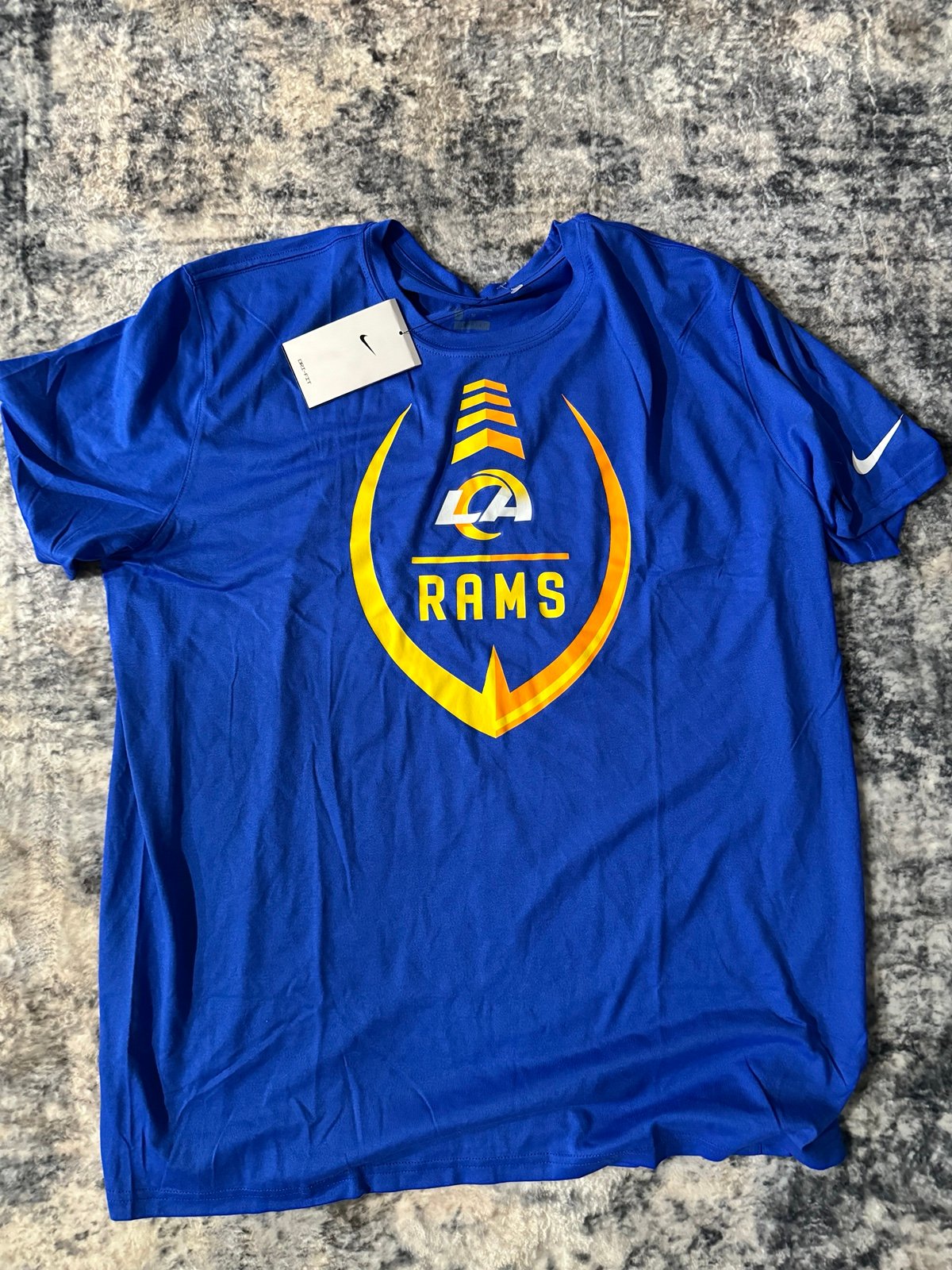 Nike Dri-FIT NFL Rams College Navy/Multicolor T-Shirt