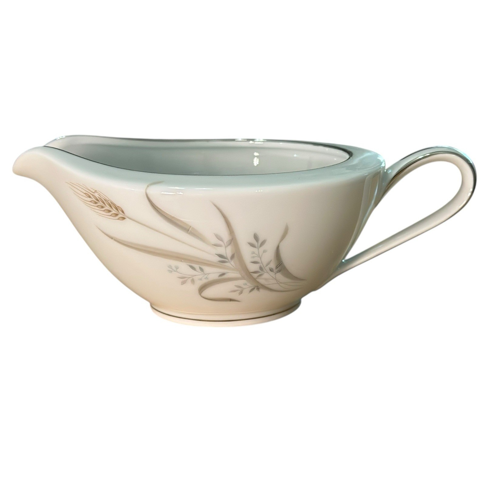 Vintage Zylstra Bountiful China Milk/Creamer Cup Made In Japan Wheat/Leaves