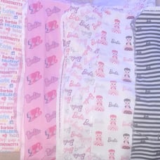 9 yards of Barbie fabric