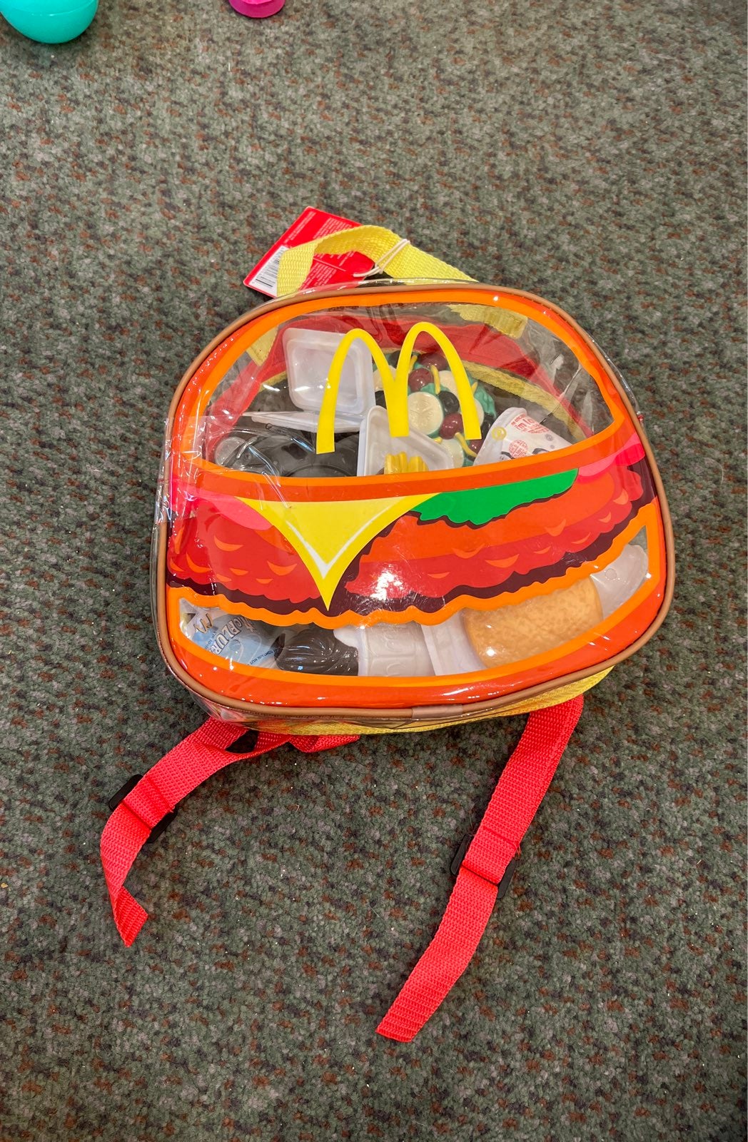 Max 68 OFF McDonald's Play Food Backpack kids toys vintage