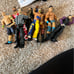 50 WWE WRESTLERS AND BELTS - some rare !!