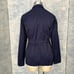 Tommy Hilfiger Utility Jacket Navy Blue Zipper Closure Snap Button Pocket sz M