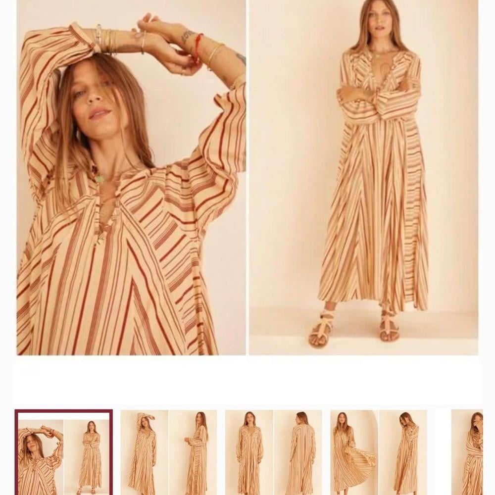 Natalie Martin fiore wobble stripe dress