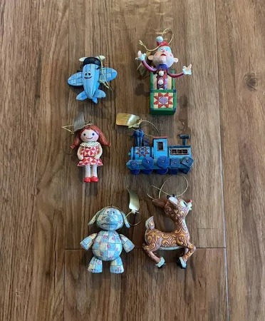 Jim Shore 2007 Rudolph the Red Nosed Reindeer Misfit Toys Ornament Set 4008832