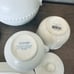 Dansk Rondure White Beaded Ceramic Serveware Pitcher Coffee Dinner Set