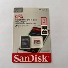 SanDisk 1TB Memory Card with adapter.