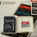 SanDisk 1TB Memory Card with adapter.
