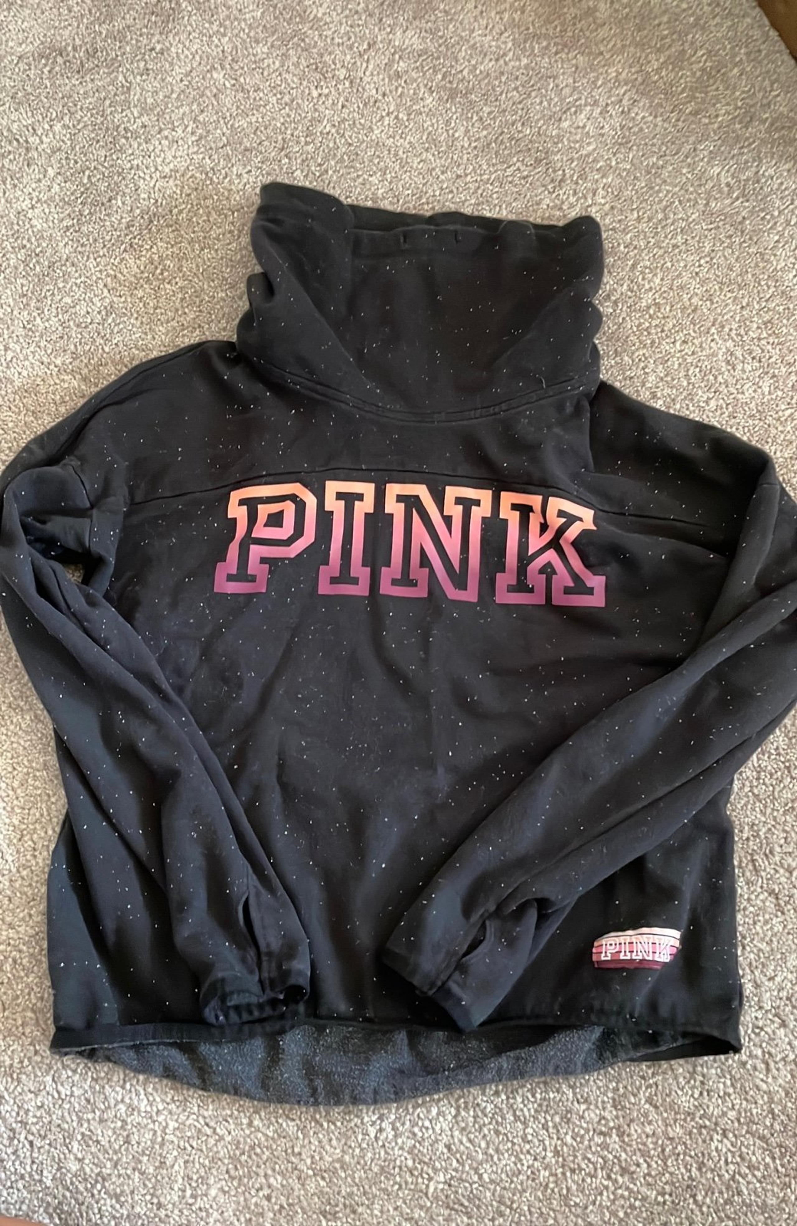 PINK cowl neck sweaters