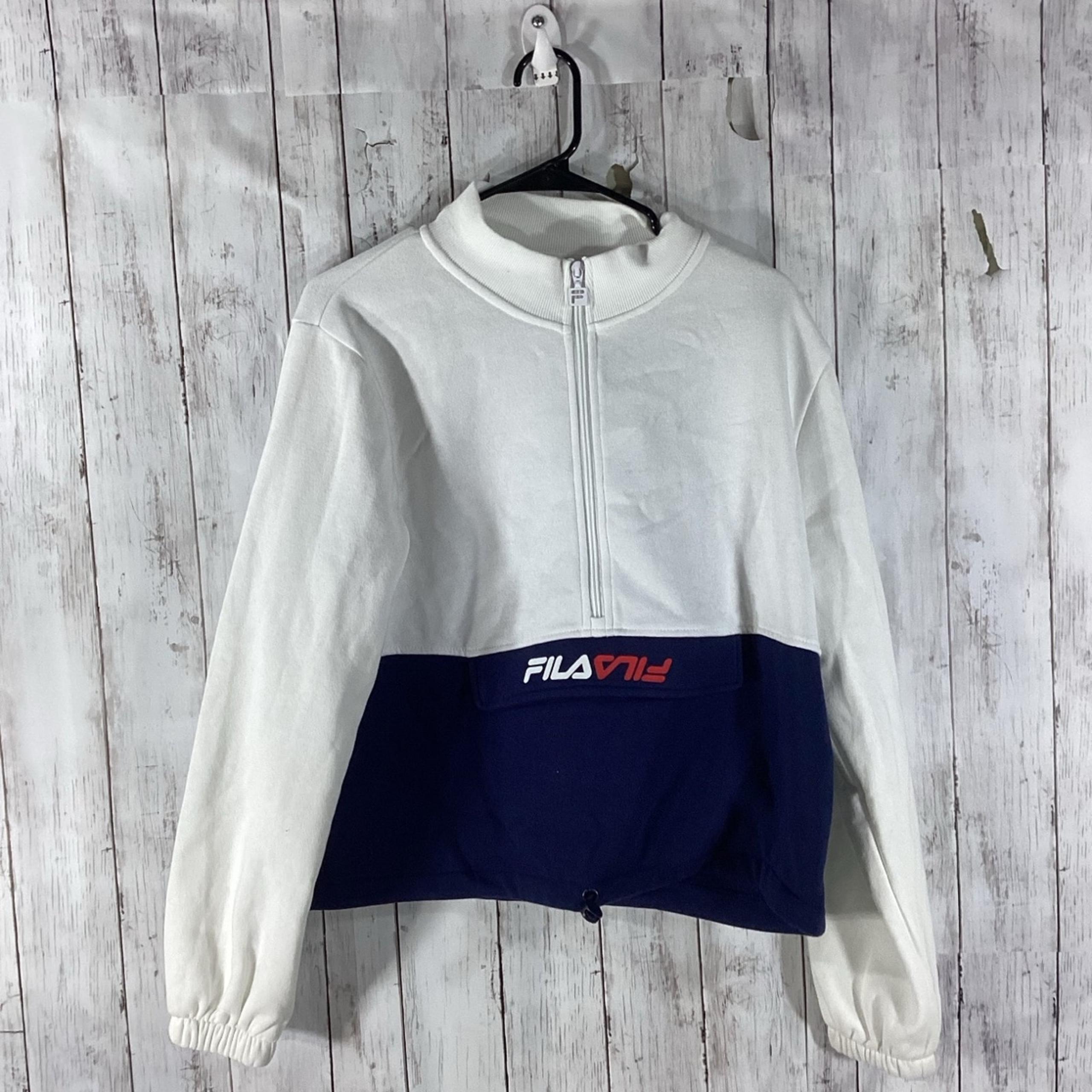 Fila NEW FILA Half Zip Pullover Sweatshirt M sportwear