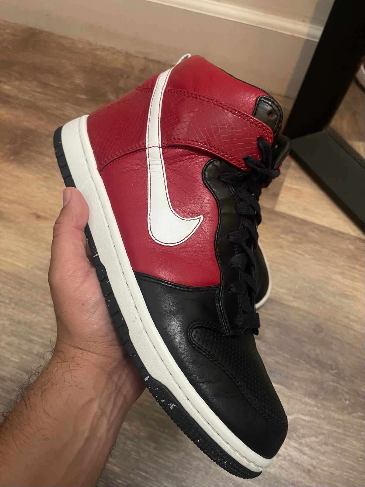 Nike Dunk Supreme High Red size 9.5