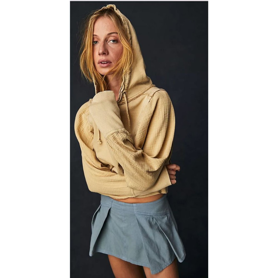 Free People Love Letter Hoodie NWOT Size XS