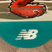 2009 New Balance Sesame Street Elmo Shoe Store Display Sign Plastic 33” X 32”