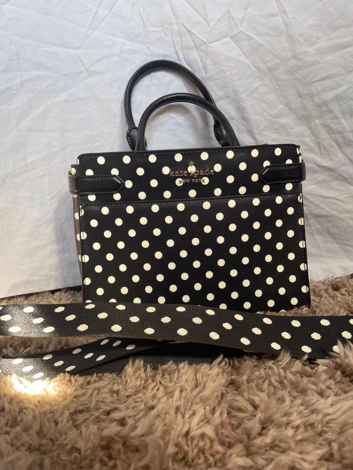 Kate Spade Poka Dot Satchel Purse