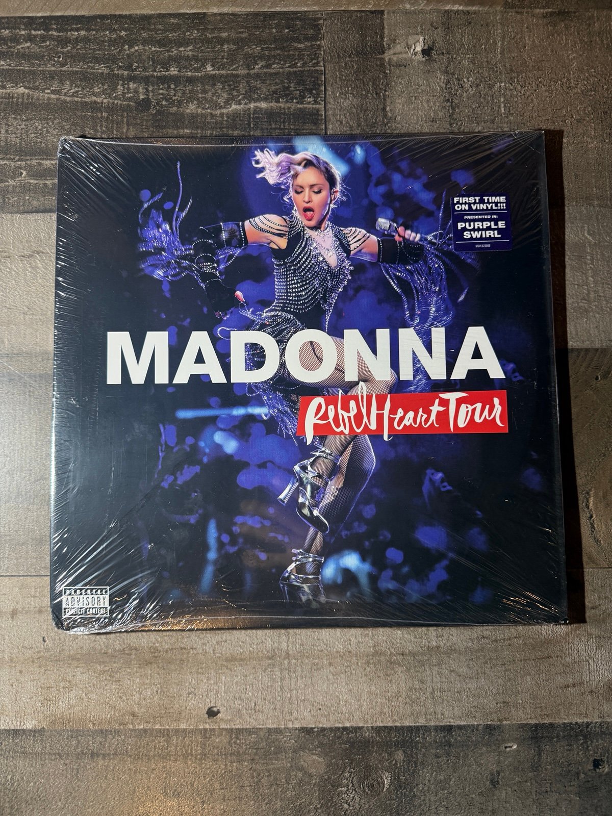 MADONNA REBEL HEART TOUR PURPLE Swirl VINYL 2-LP SET brand new and sealed
