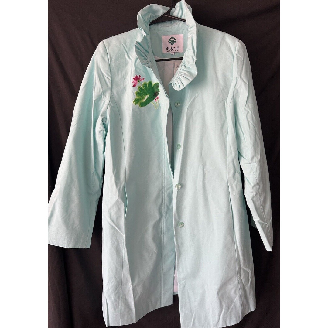 Lotus Plaza Japanese Souvenir Jacket Medium Size 13 Traditional Aestheticians