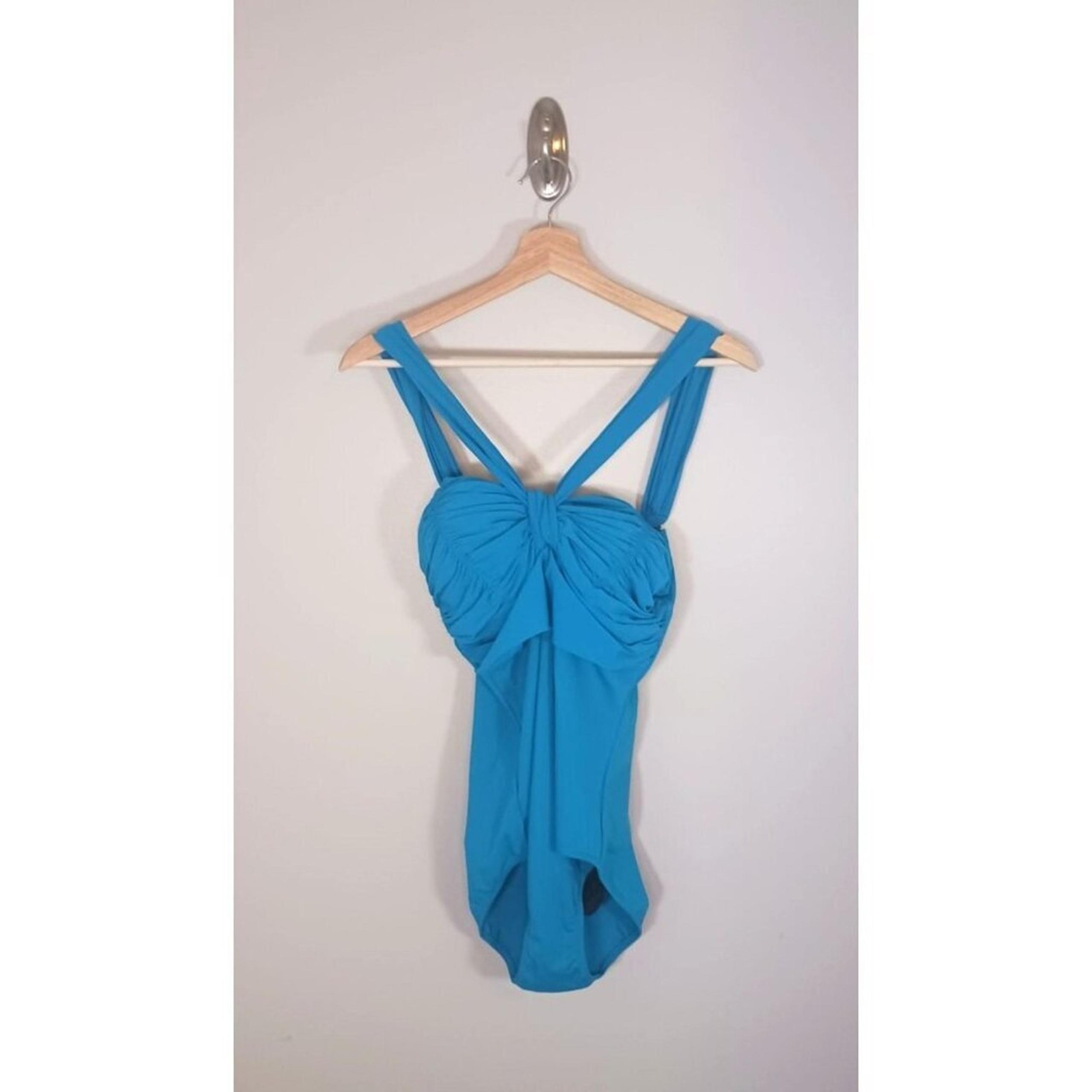 Gottex One Piece Women's Swimsuit Bandeau Style Stretch Underwire Size 12