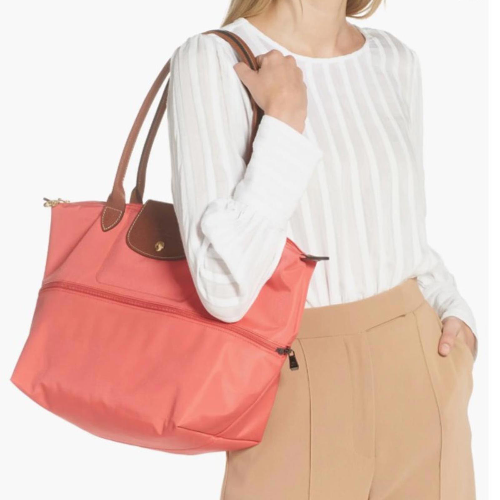 NWOT Longchamp Le Pliage Expandable Recycled Nylon Tote
