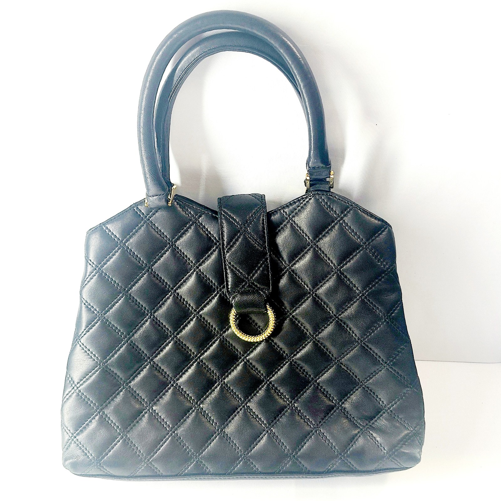 La Beau Leather Satchel Bag