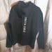 New Kenneth Cole Pullover Black Hoodie with Logo & Pockets