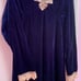 Empire waist Velvet Navyblue Nightgown size 16