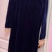 Empire waist Velvet Navyblue Nightgown size 16