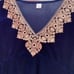 Empire waist Velvet Navyblue Nightgown size 16
