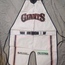 Vintage San Francisco SF Giants Apron Advertising Souvenir Heavy Duty Vinyl