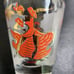 4 Pc Rare Libbey Glasses Caribbean Cruise Flamenco Dancer Mid-Century Drinkware