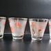 4 Pc Rare Libbey Glasses Caribbean Cruise Flamenco Dancer Mid-Century Drinkware