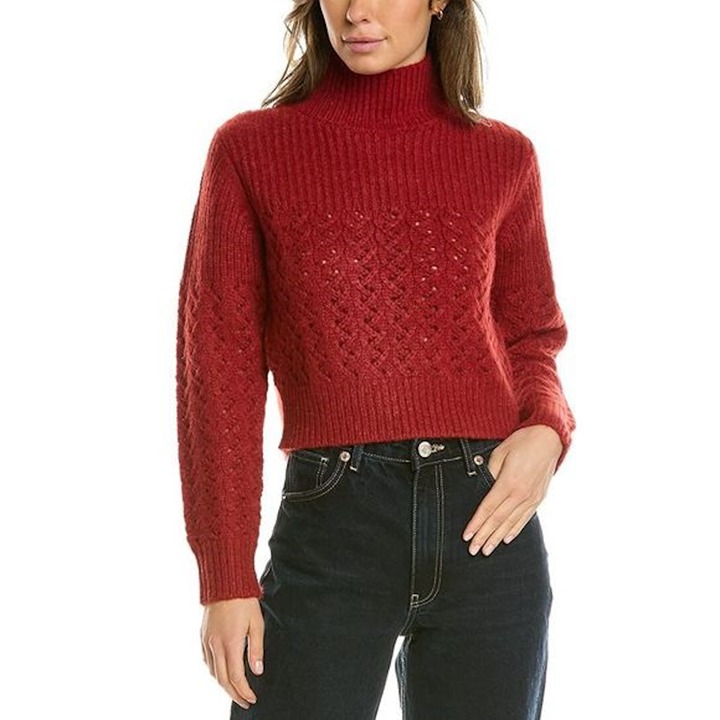 REBECCA TAYLOR Alpaca Blend Sweater 395