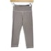 Lululemon Womens 2 Tonka Stripe Cashew Heathered Black Wunder Under Crop Legging