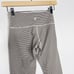 Lululemon Womens 2 Tonka Stripe Cashew Heathered Black Wunder Under Crop Legging