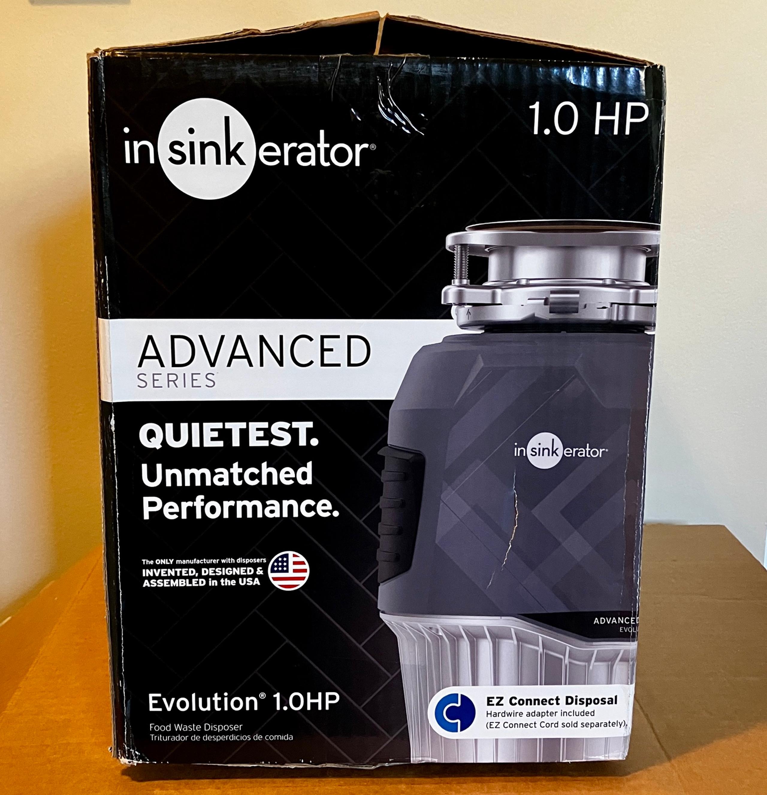 InSinkErator EVOLUTION 1HP Garbage Disposal, Advanced Series