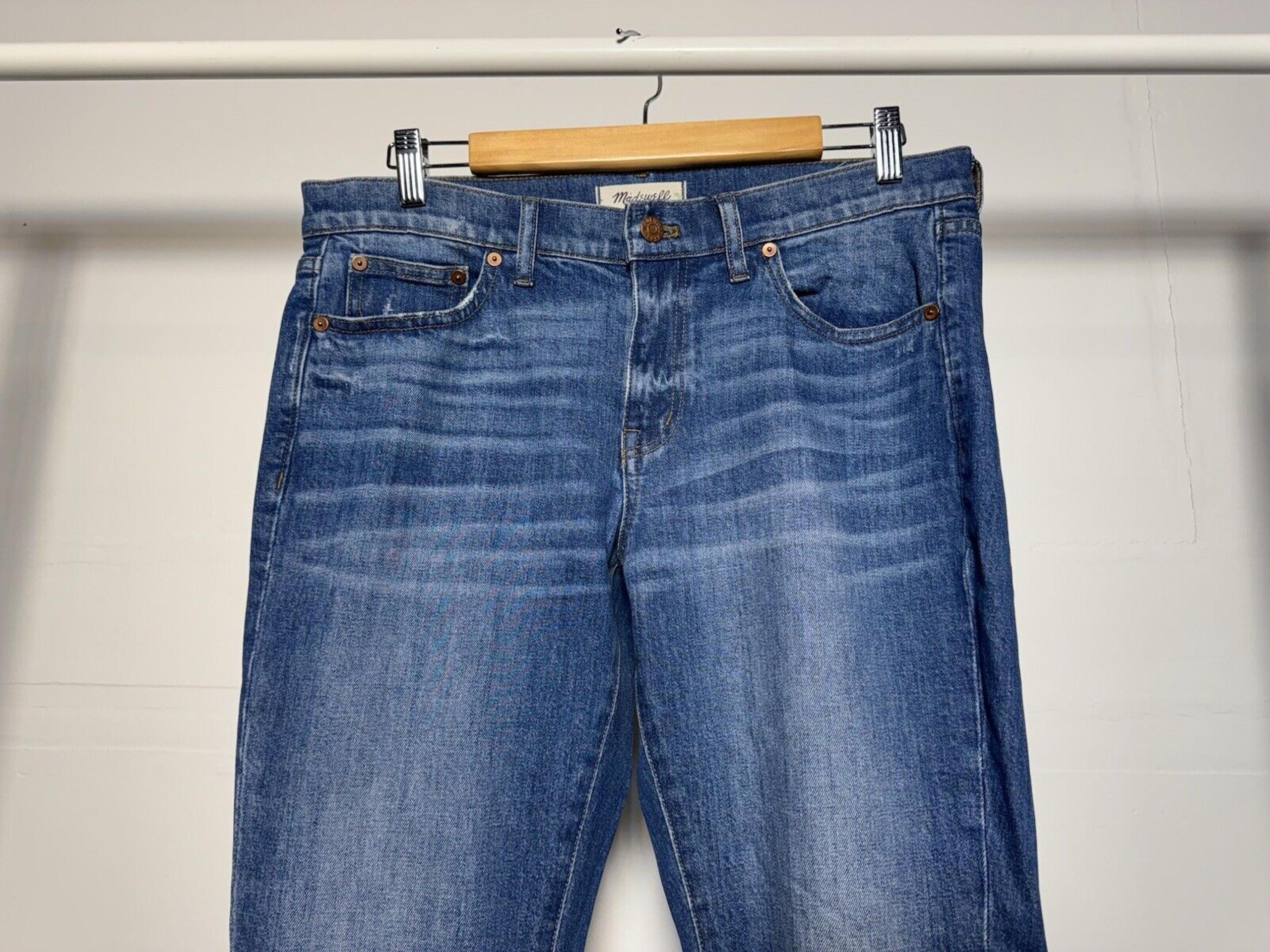 Madewell The Slim Boy Jean Women’s Stretch Denim Blue Jeans Size 28