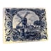 Vintage Delft’s Blue Trinket Box shelf windmill blue white farm