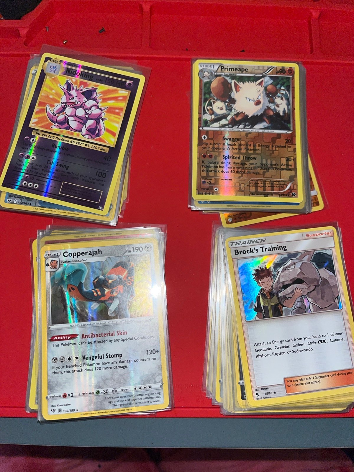 Pokemon Holo/ Reverse Holo Lot of 100+ Rares, Uncommon’s, stc