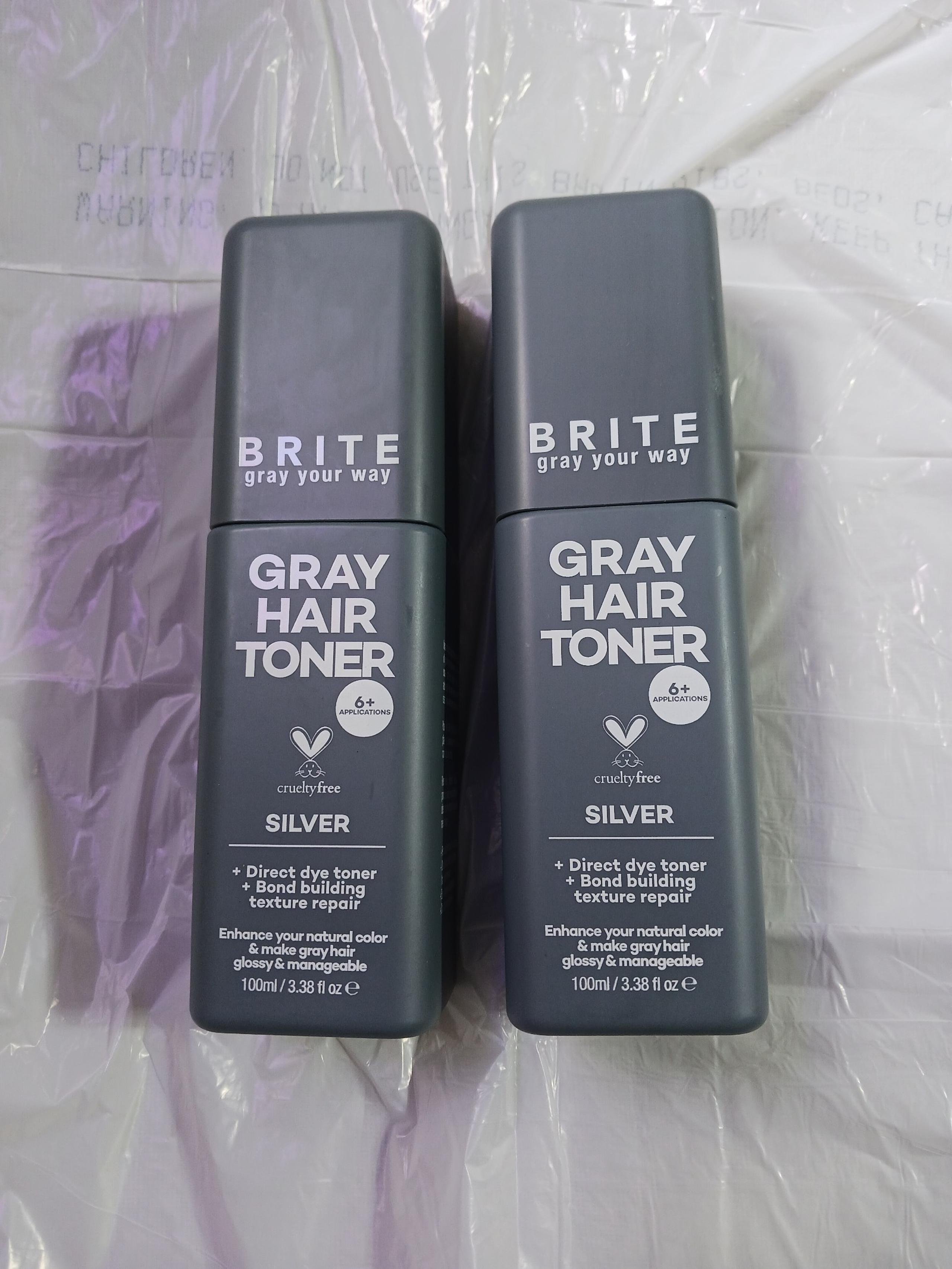 Brite gray your way hair toner/silver