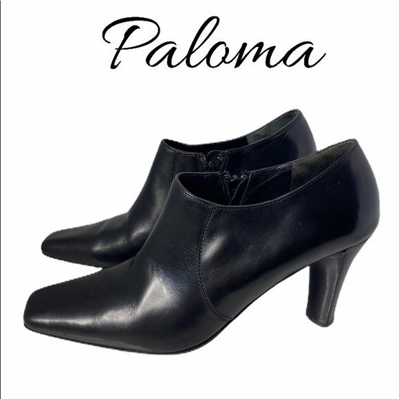 Paloma Leather Boots Booties