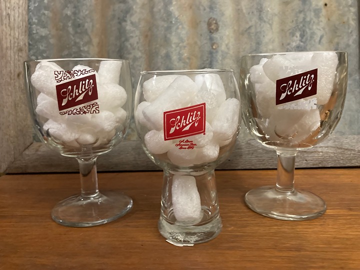 Joseph Schlitz beer brewery Milwaukee vintage brewing drinking glasses glassware